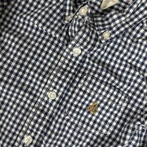 VTG 2002 BABY GAP BOYS Brannan Bear Woven Button-Up Shirt & Plaid Shirt‎ (2) 3T